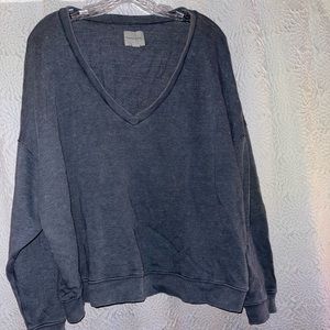 American eagle dark gray over sized sweater